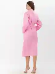 Халат банный вафельный, Розовый