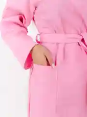 Халат банный вафельный, Розовый