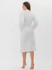 Халат банный вафельный, Белый