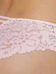 Трусы женские Alla Buone, кружевные, бразилиана, средняя посадка