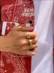 Мужские кольца, 3 штуки, подарок, на новый год