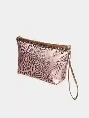 Розовый косметичка с ручкой 22,5x13x6,5 см