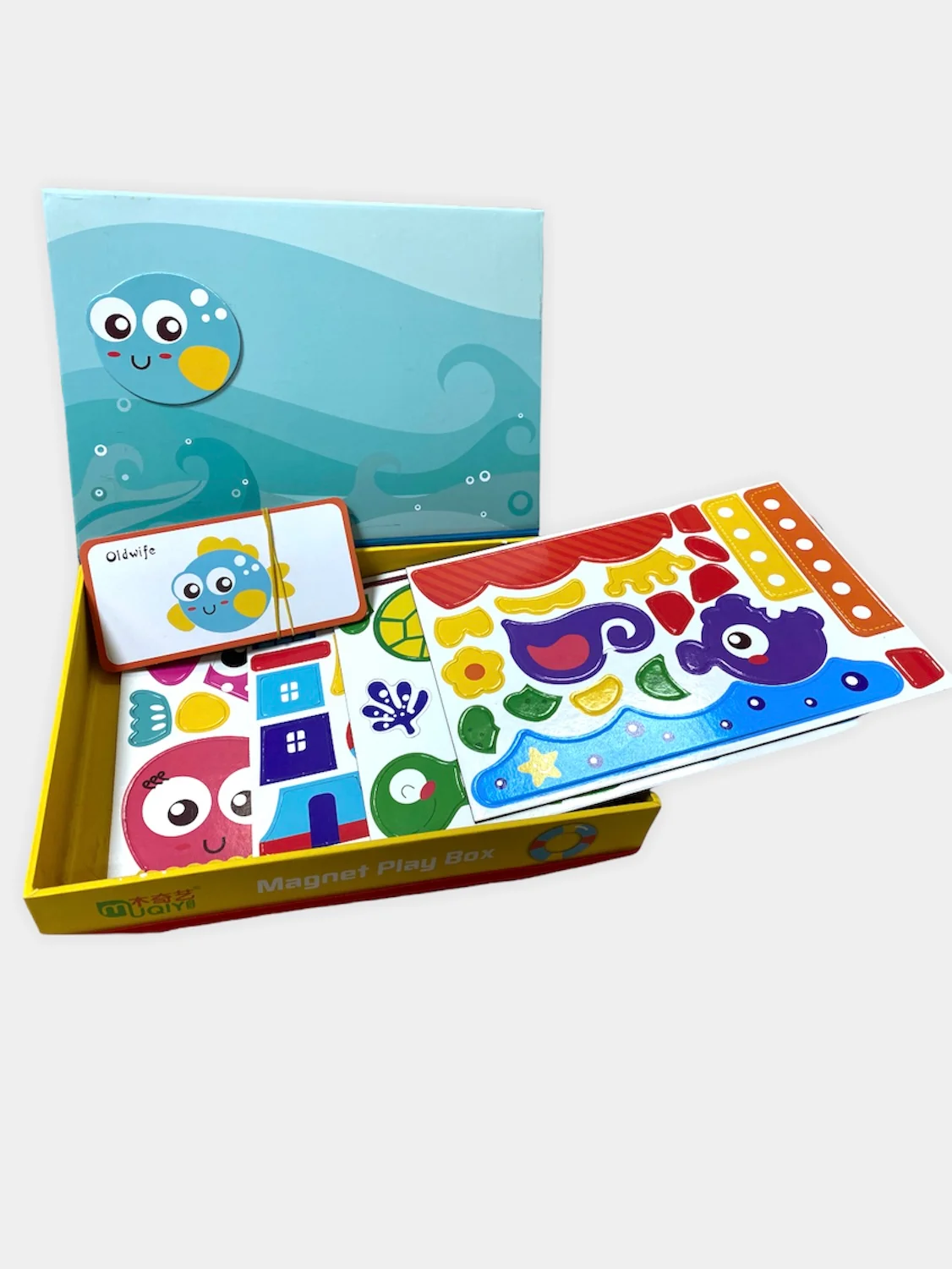 Магнитный конструктор/ Развивающая магнитная коробка для детей/ Magnet Play Box