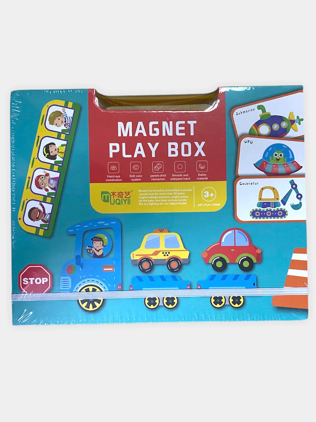 Магнитный конструктор/ Развивающая магнитная коробка для детей/ Magnet Play Box