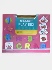 Розовый магнитный конструктор/ Развивающая магнитная коробка для детей/ Magnet Play Box