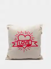 Розовый подушка декоративная МАТЕХ "LOVE STORY", 40 х 40 х 15 см