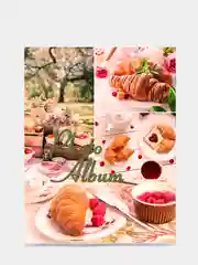 Зеленый фотоальбом на 36 фото