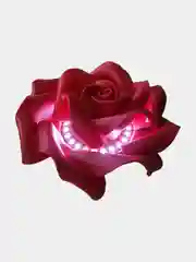 Белый ночник светодиодный роза