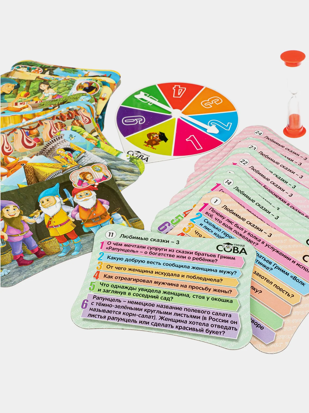Зеленый игра-викторина "Любимые сказки" серия Умная Сова от Bondibon