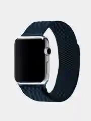 Темно-синий ремешок Миланская петля Apple Watch 1, 2, 3, 4, 5, 6, SE, 7,  38, 40, 41, 42, 44, 45 мм