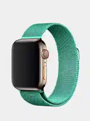 Мятный ремешок Миланская петля Apple Watch 1, 2, 3, 4, 5, 6, SE, 7,  38, 40, 41, 42, 44, 45 мм