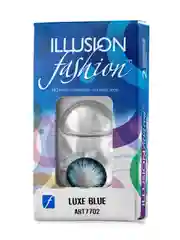 Зеленый цветные контактные линзы ILLUSION fashion Luxe, 2 шт, 8,6, 1 месяц