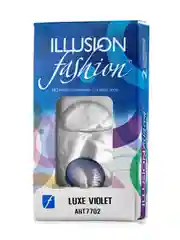 Зеленый цветные контактные линзы ILLUSION fashion Luxe, 2 шт, 8,6, 1 месяц