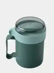 Лесной зеленый ланч-бокс "Cup" супница для пищи, ланчбокс контейнер для еды с ручкой и вилкой 500 мл