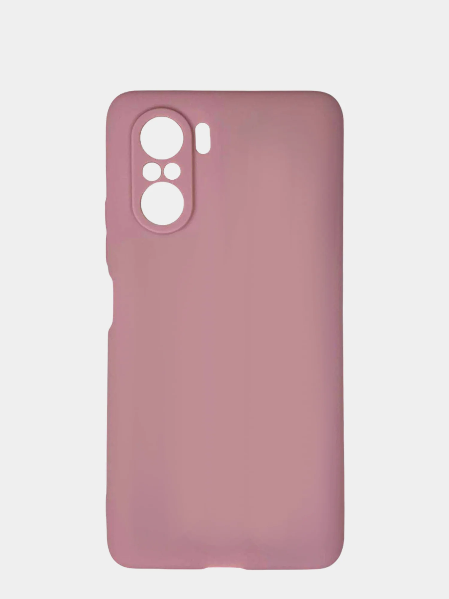 Коралловый меланж чехол Xiaomi Redmi K40 Pro / K40 Pro Plus / K40, К40 Про Плюс, силиконовый цветной матовый