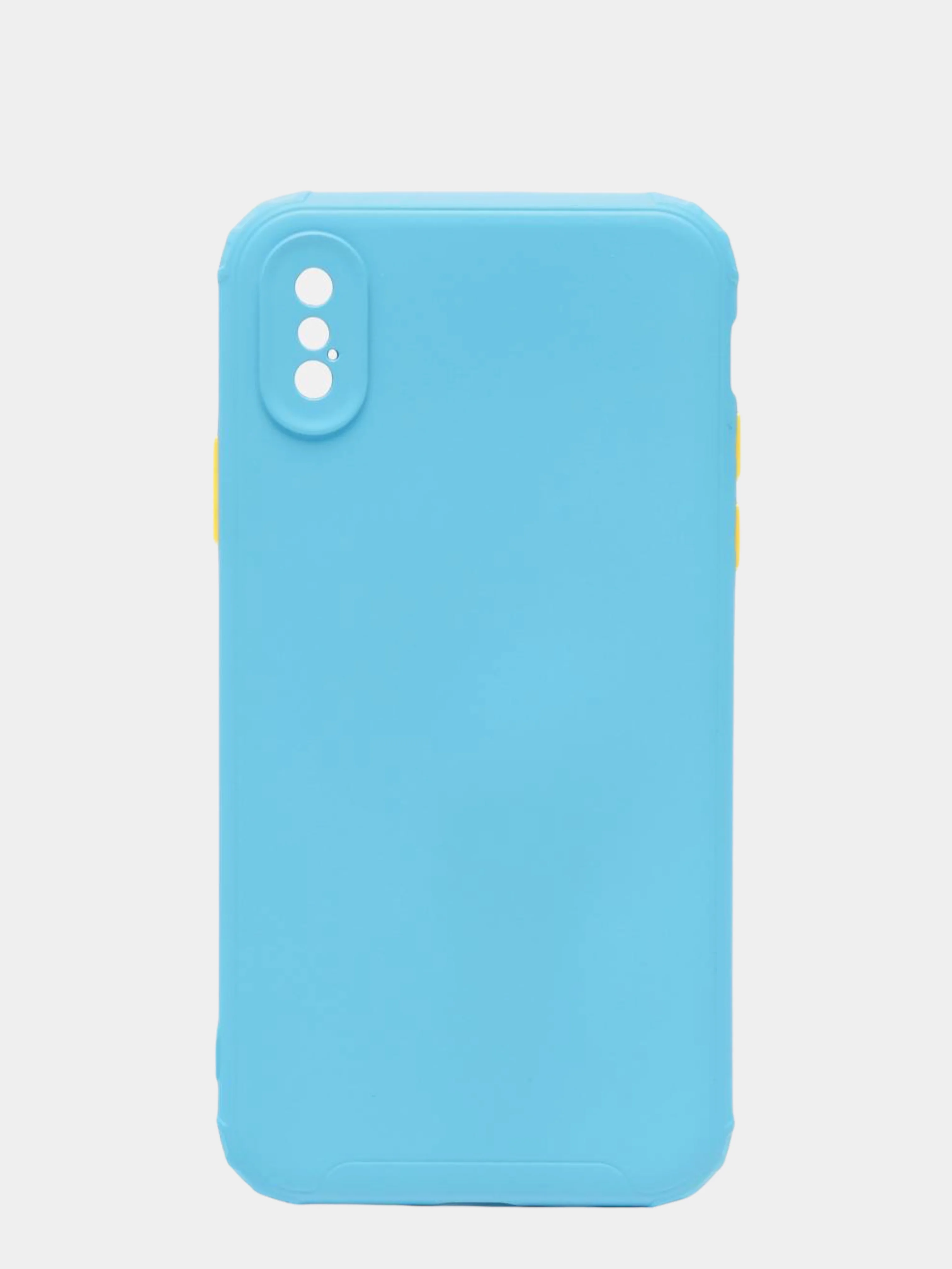Морской чехол iPhone X / Xs силиконовый противоударный цветной матовый