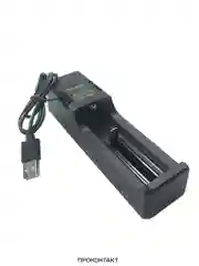 Зарядное устройство для литий-ионных  Li-ion аккумуляторов 18650, питание от USB