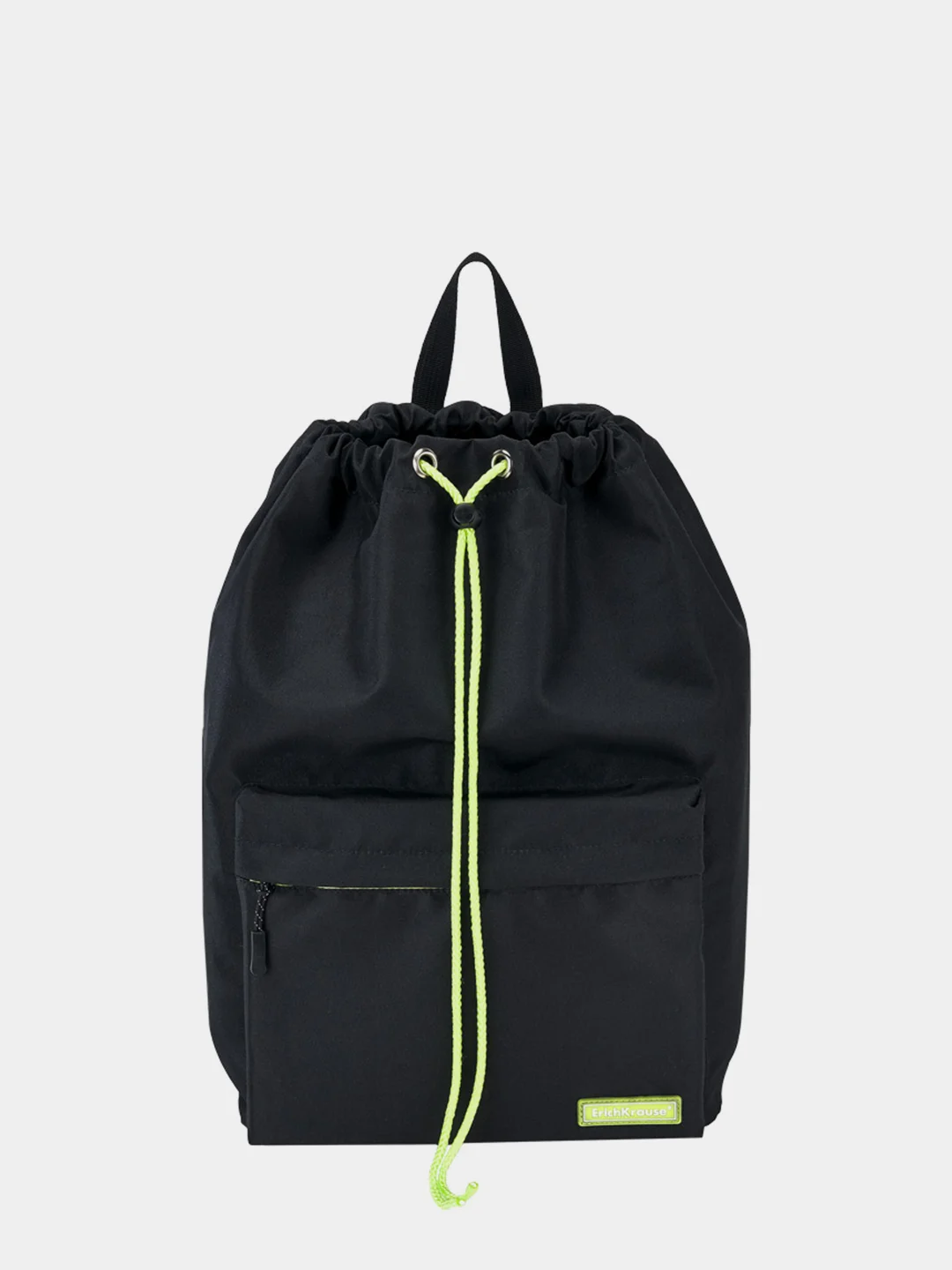 Рюкзак для мальчиков на шнурке ErichKrause EasyLine "Black&Yellow", 16 л