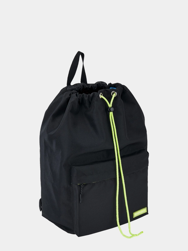 Рюкзак для мальчиков на шнурке ErichKrause EasyLine "Black&Yellow", 16 л