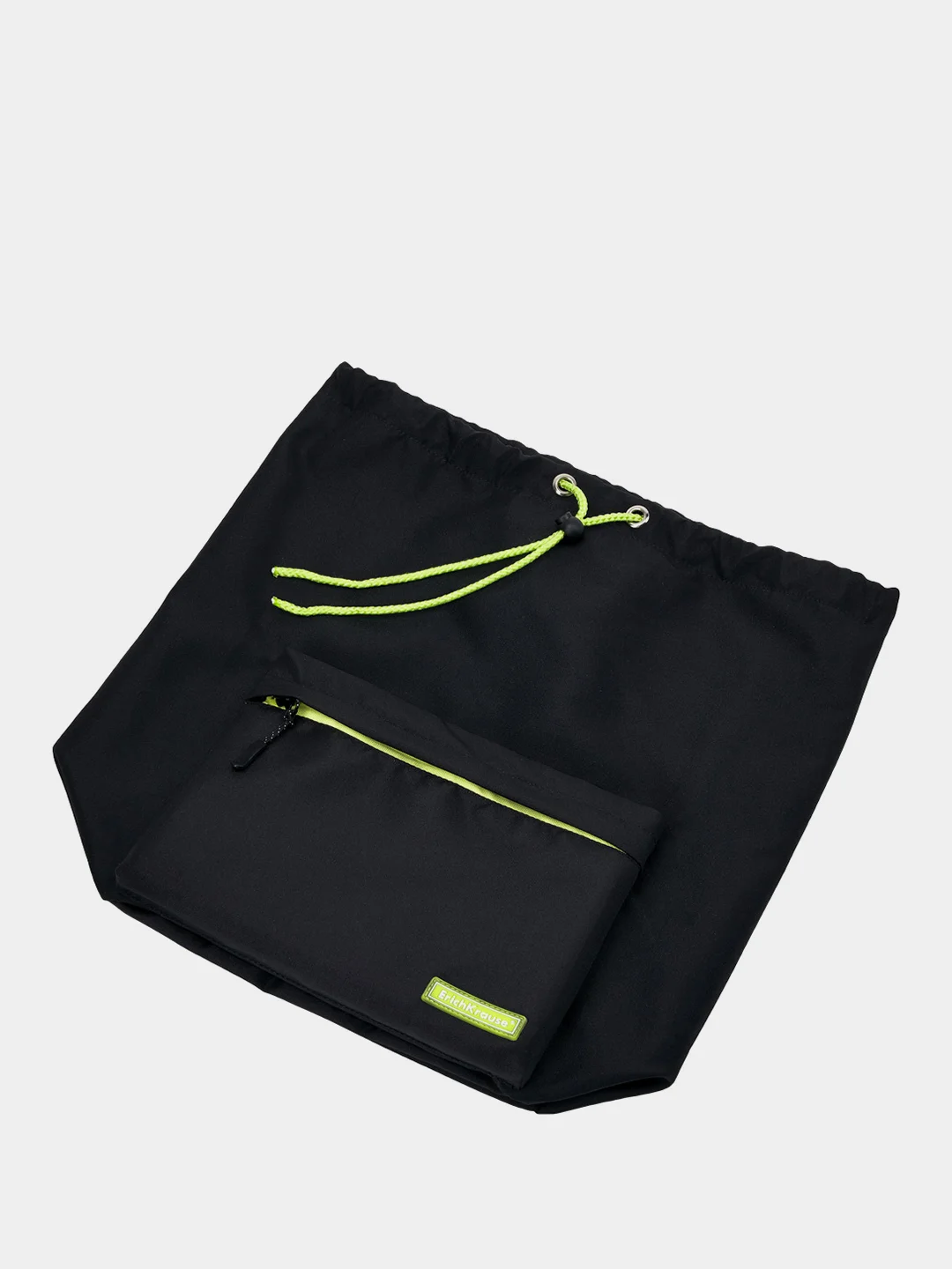 Рюкзак для мальчиков на шнурке ErichKrause EasyLine "Black&Yellow", 16 л