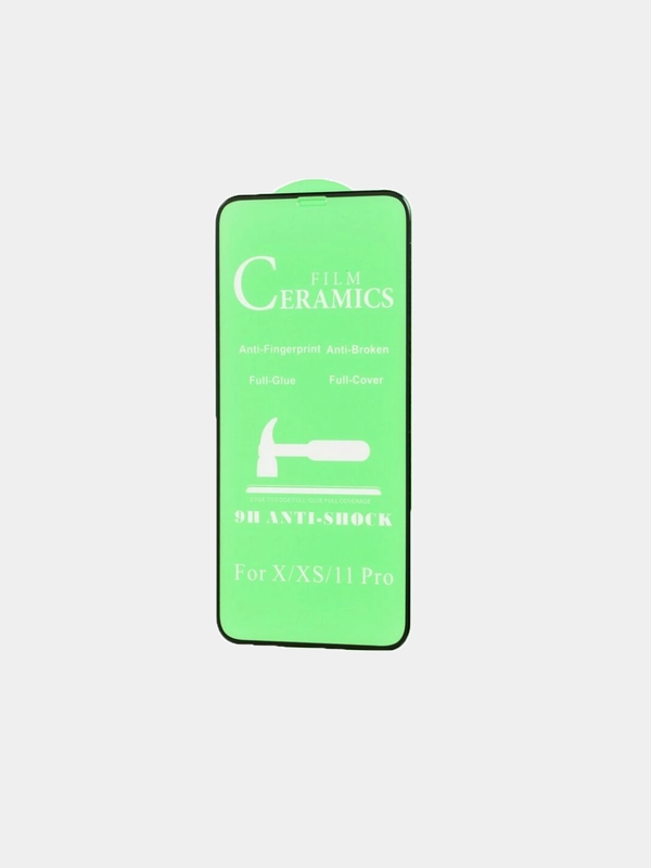 Защитное гибридное стекло Ceramic для iPhone 12 / 12 pro