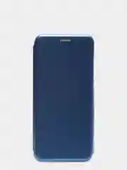 Синий чехол книжка Samsung Note 10 Lite  горизонтальная на магните