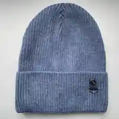 Серый меланж шапка вязанная FS