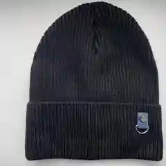 Черный шапка вязанная FS