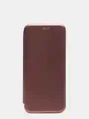 Багровый чехол книжка Huawei Honor 10X Lite горизонтальная на магните