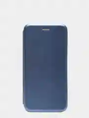 Синий чехол-книжка на Huawei P40 Lite, на магните