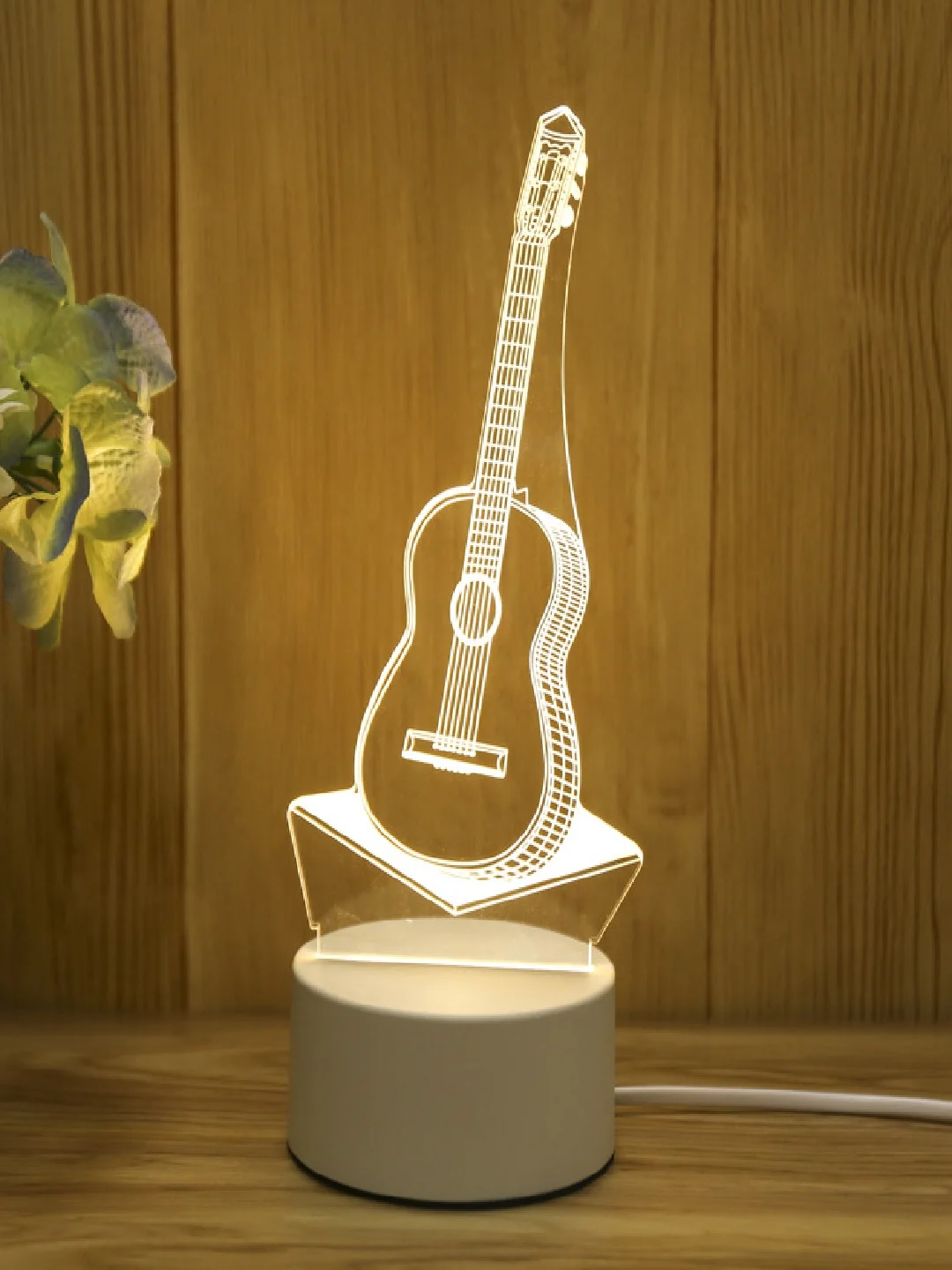 Лавандовый ночник светодиодный LED, 3D
