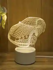 Пурпурный ночник светодиодный LED, 3D