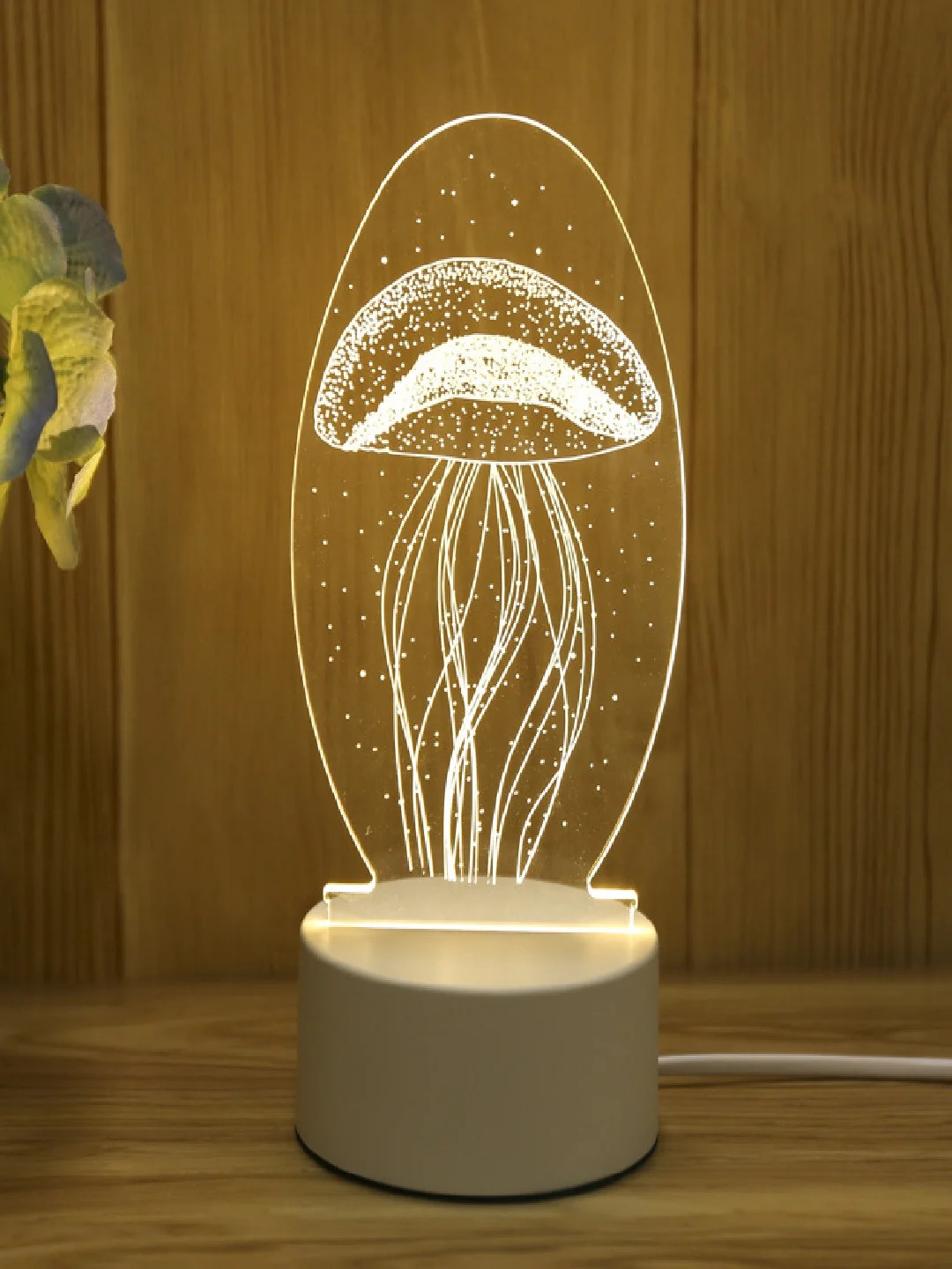 Ледяной ночник светодиодный LED, 3D