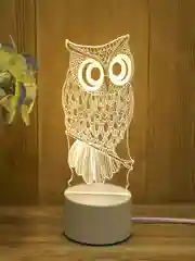 Голубой ночник светодиодный LED, 3D