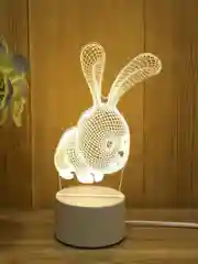 Синий ночник светодиодный LED, 3D