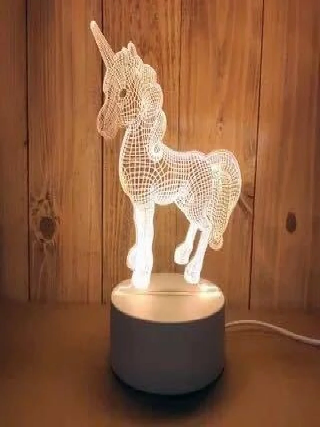 Мятный ночник светодиодный LED, 3D