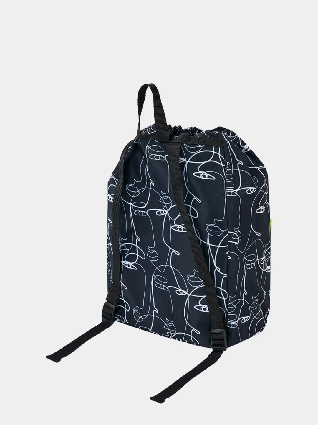 Рюкзак для девочек на шнурке ErichKrause EasyLine 16L Line Art