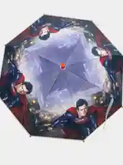 Фиолетовый зонтик детский с героями мульфильмов зонт