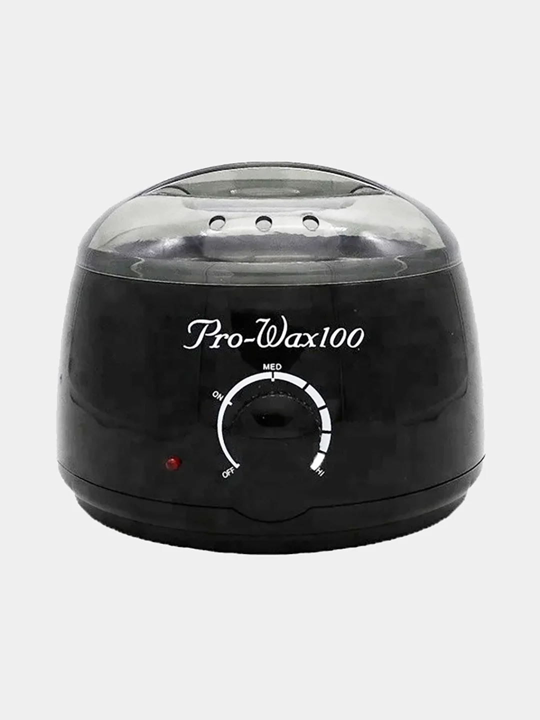 Черный воскоплав для депиляции Pro-Wax 100 с регулятором температуры (баночный)