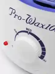 Белый воскоплав для депиляции Pro-Wax 100 с регулятором температуры (баночный)