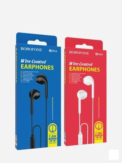Белый наушники с микрофоном Borofone BM54