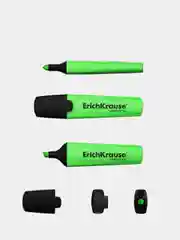 Текстмаркер ErichKrause "Visioline V-12", зеленый