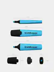 Текстмаркер ErichKrause "Visioline V-12", голубой