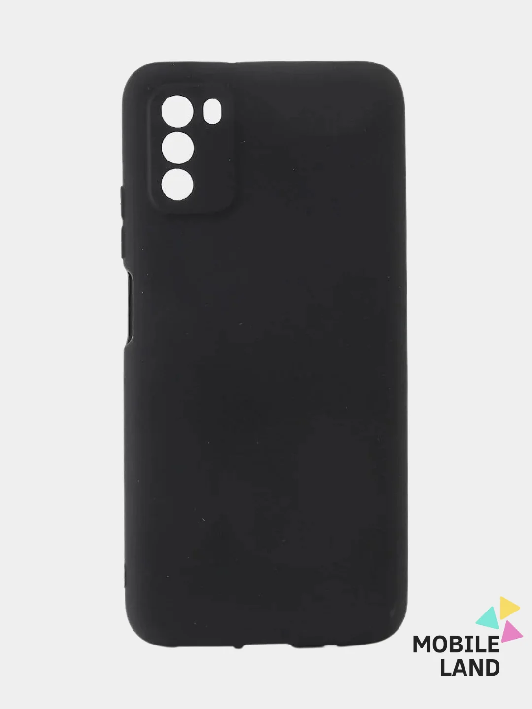 Черный чехол Xiaomi Poco M3 силиконовый матовый