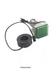 Вольтметр-амперметр цифровой DMS-203 22мм 60-500VAC 0-100А зеленый