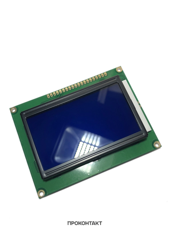 Дисплей LCD 128x64 12864 синяя подсветка