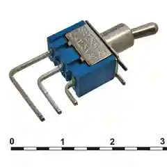 Микротумблер MTS-102-C4 on-on на плату (3A 250VAC) (3 контакта)