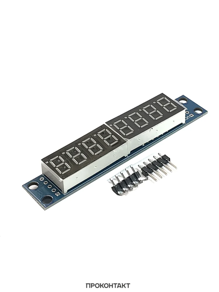 Модуль LED индикаторов. 8 знакомест