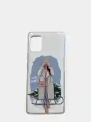 Бежевый меланж чехол на Samsung A01, A10, A50,  A51, A20S, A71, A11, M11, M21, M30S, M31, M51, Core