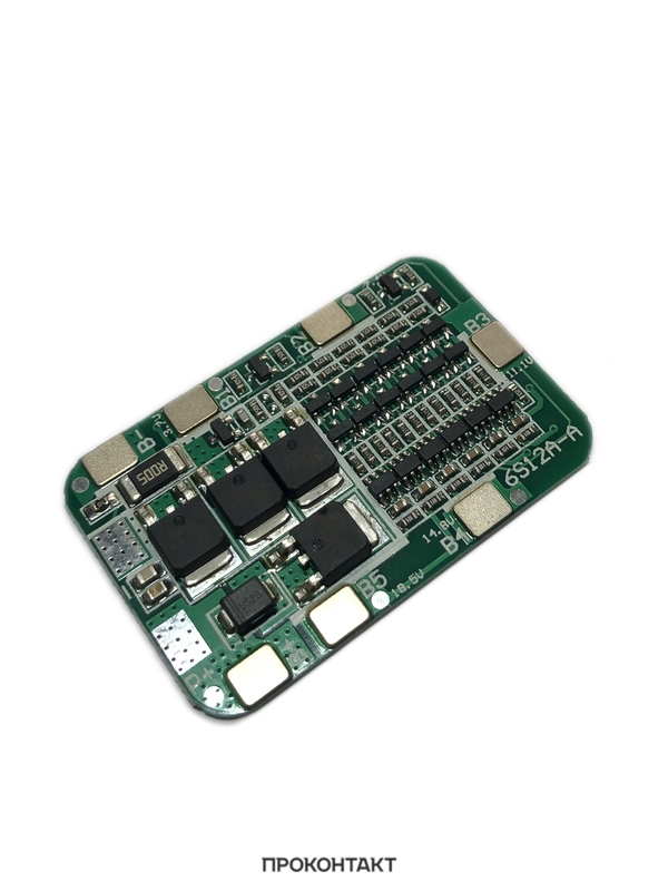 Плата защиты батареи BMS PCM для li-ion 6S 12A с балансировкой